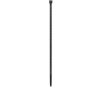 Opaski zaciskowe/trytytki DONAU TECH, 200x4,8mm, 100szt., temp. -40/80, czarne, Akcesoria montażowe, Wyposażenie biura