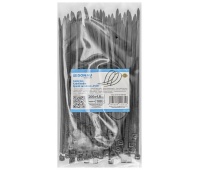 Cable ties DONAU TECH, 200x4.8mm, 100pcs., temp. -40/80, black