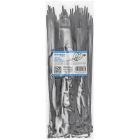 Cable ties DONAU TECH, 300x4.8mm, 100pcs., temp. -40/80, black
