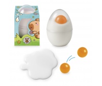 Slime jajko z ż&oacute;łtkiem &ndash; kauczukową piłeczką TRENDHAUS CHS-6, mix kolor&oacute;w, Gry i zabawki, Gadżety