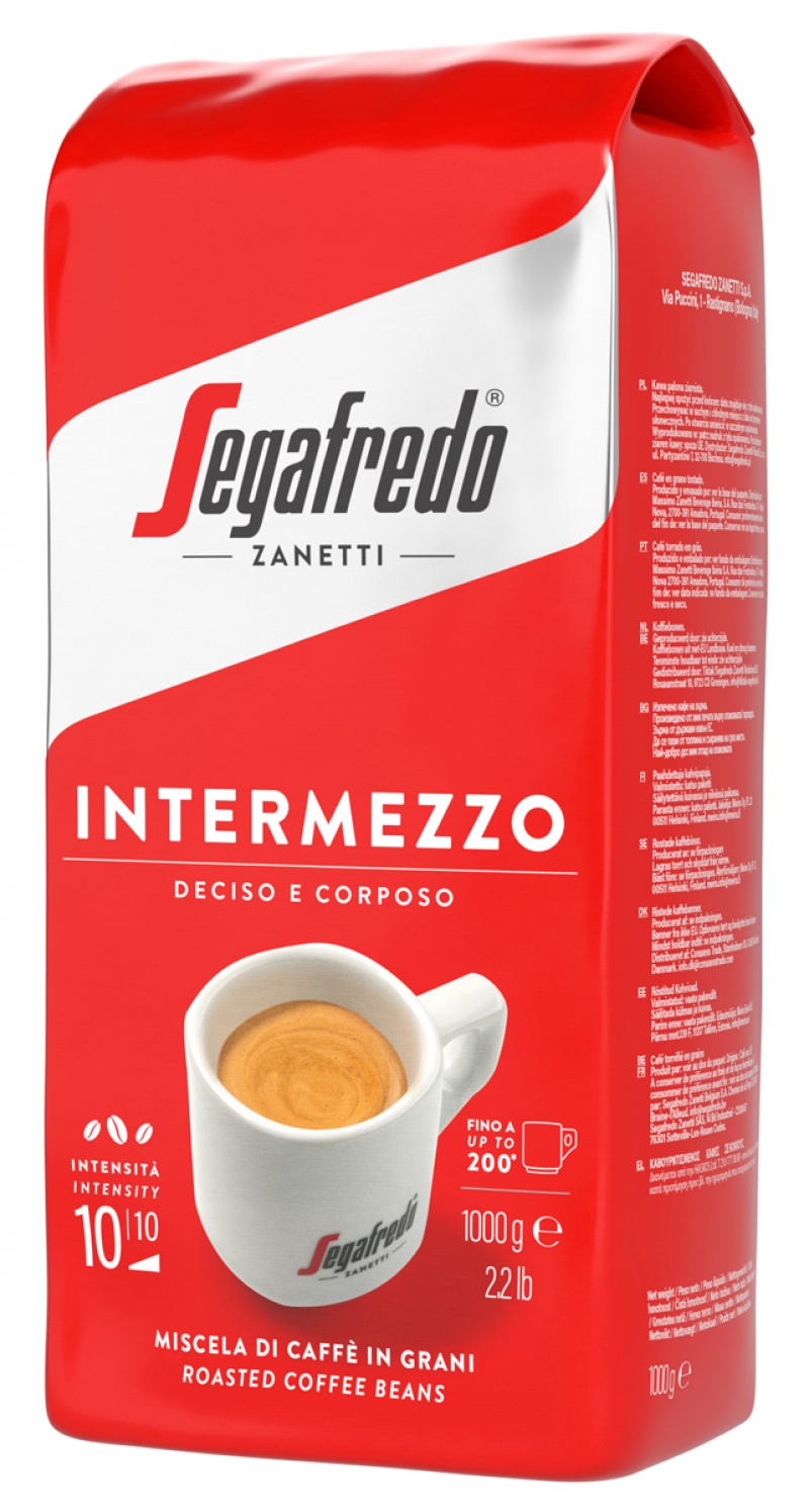 Kawa SEGAFREDO Intermezzo, ziarnista, 1kg, Kawa, Artykuły spożywcze