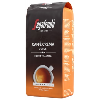 Kawa SEGAFREDO Caffe Crema Dolce, ziarnista, 1kg, Kawa, Artykuły spożywcze