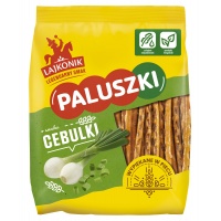 Paluszki LAJKONIK, smak cebulki, 150g, Przekąski, Artykuły spożywcze