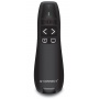 Prezenter ze wskaźnikiem laserowym Q-CONNECT, 5‑przyciskowy, czarny, Prezentacja, Akcesoria komputerowe