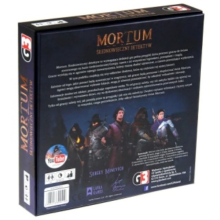 MORTUM GRA PLANSZOWA DETEKTYW 3 ŚLEDZTWA, Towarzyskie, Gry