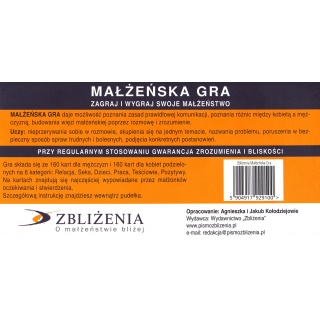 GRA MAŁŻEŃSKA, Towarzyskie, Gry