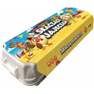 SKACZĄCE JAJECZKA GRA PLANSZOWA, Towarzyskie, Gry