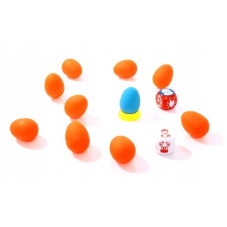 SKACZĄCE JAJECZKA GRA PLANSZOWA, Towarzyskie, Gry