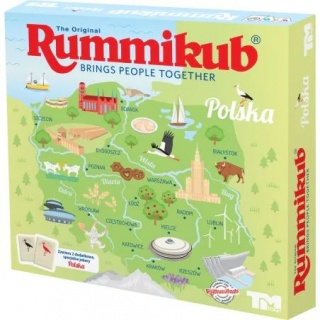 RUMMIKUB GRA LOGICZNA LIMITOWANA EDYCJA, Planszowe, Gry