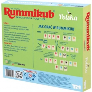 RUMMIKUB GRA LOGICZNA LIMITOWANA EDYCJA, Planszowe, Gry