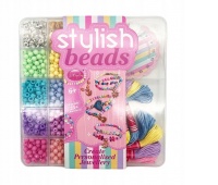 Zestaw koralik&oacute;w do robienia bransoletek, Kreatywne, Zabawki