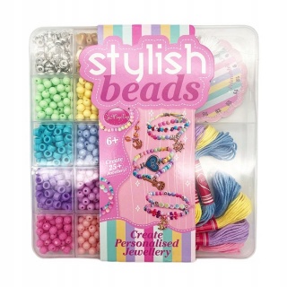 Zestaw koralik&oacute;w do robienia bransoletek, Kreatywne, Zabawki