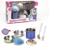 Zestaw kuchenny metalowy 8 el