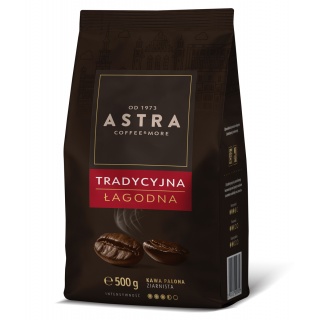 Kawa ASTRA Tradycyjna Łagodna, ziarnista, 500g, Kawa, Artykuły spożywcze