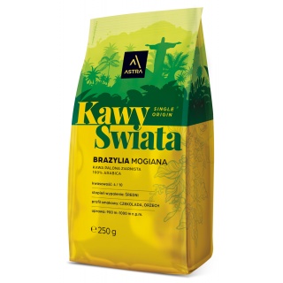 Kawa ASTRA Brazylia, ziarnista, 250g, Kawa, Artykuły spożywcze