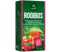 Tea ASTRA Rooibos, with raspberries and grapefruit, 20 bags