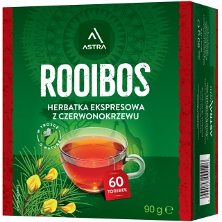 Herbata ASTRA Rooibos, 60 torebek, Herbaty, Artykuły spożywcze
