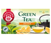 Tea TEEKANNE, green, orange, 20 envelopes
