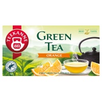 Tea TEEKANNE, green, orange, 20 envelopes