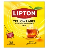 Herbata LIPTON czarna, Yellow Label, 100 torebek, Promocje, ~ Nagrody