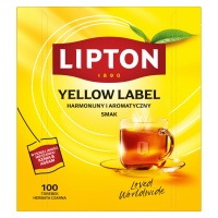 Herbata LIPTON czarna, Yellow Label, 100 torebek, Promocje, ~ Nagrody