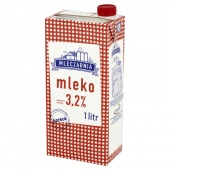 Milk UHT MLECZARNIA 3,2%, 1 l, Milk and cream, Groceries