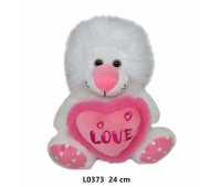 LEW Z SERCEM 24 CM 4964 L0373, Maskotki, Zabawki