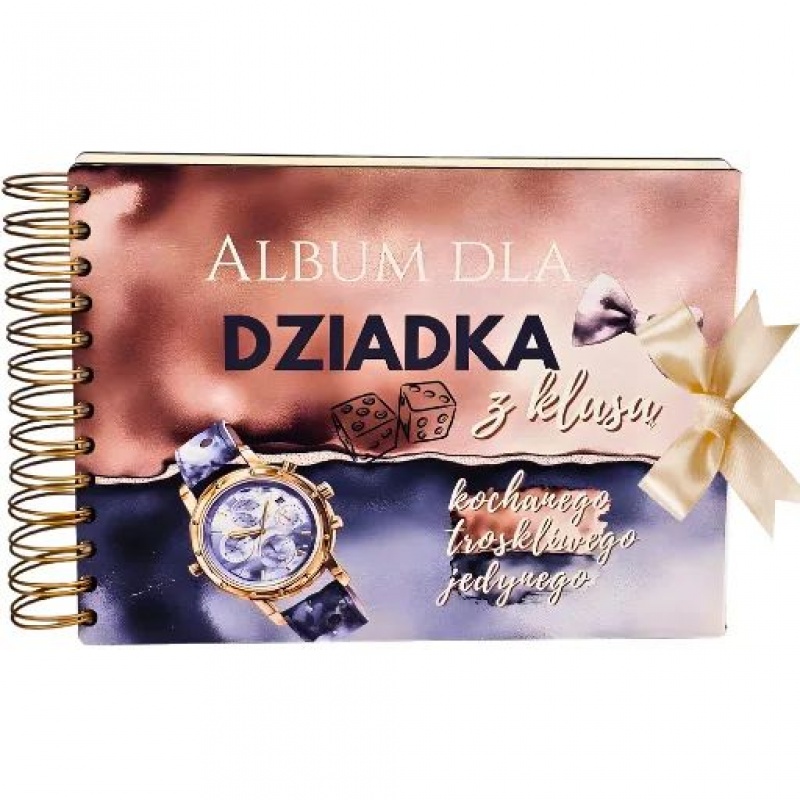 ALBUM NA ZDJĘCIA DLA DZIADKA D4, Dzień Babci, Dziadka, Art. świąteczne i okolicznościowe