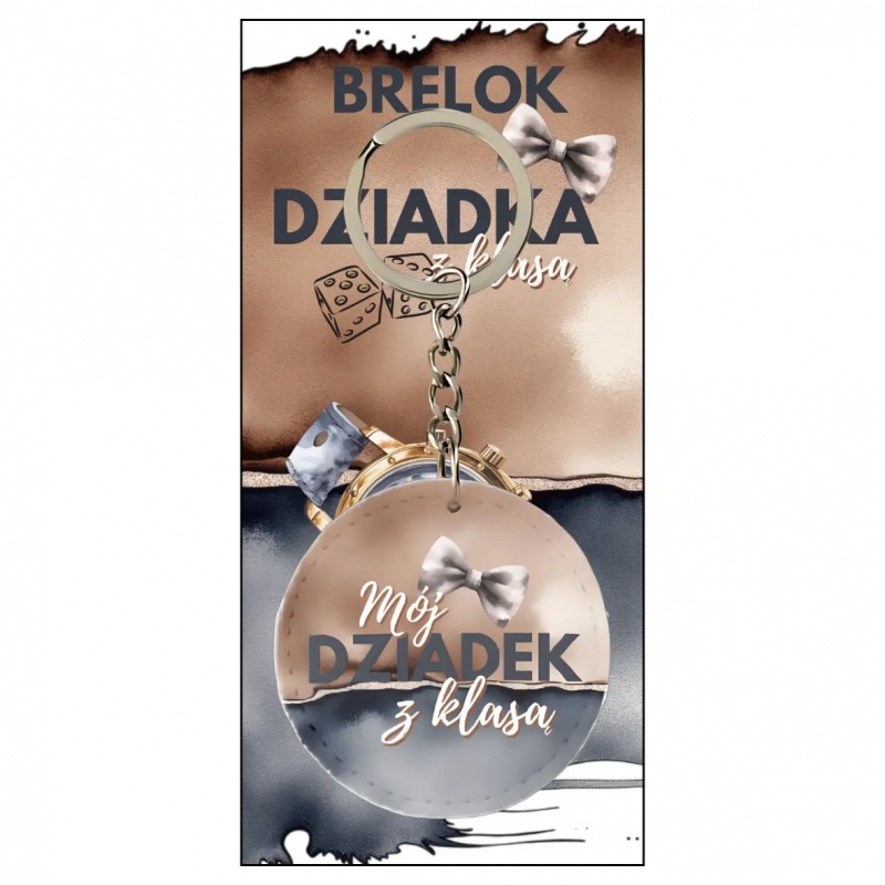 BRELOK DLA DZIADKA D4, Dzień Babci, Dziadka, Art. świąteczne i okolicznościowe