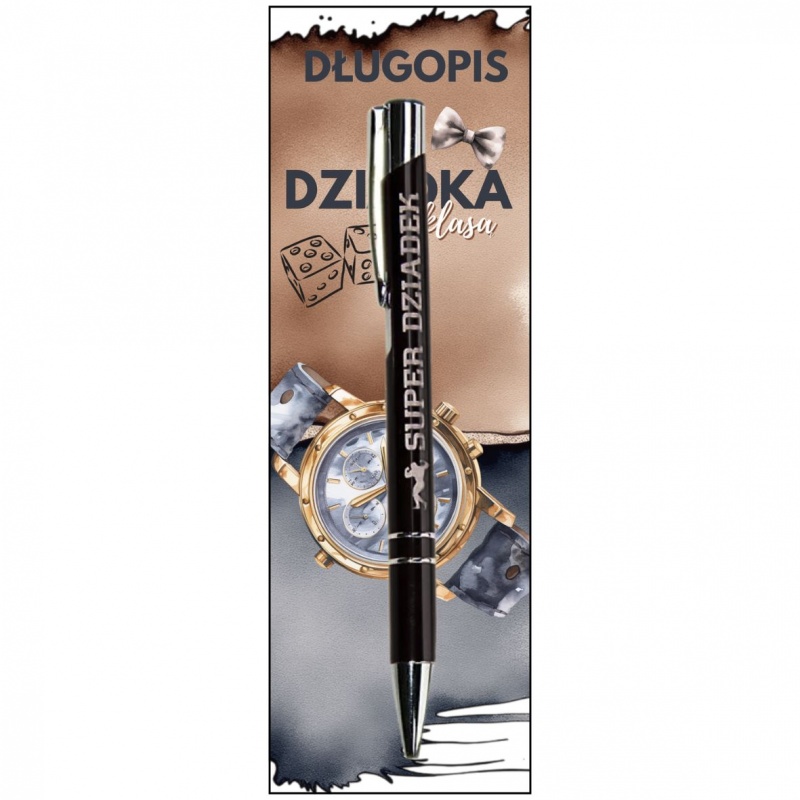 DŁUGOPIS DLA DZIADKA D4, Dzień Babci, Dziadka, Art. świąteczne i okolicznościowe