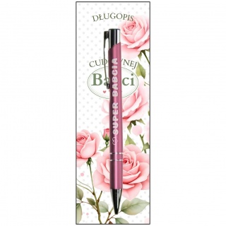 DŁUGOPIS DLA BABCI B7, Dzień Babci, Dziadka, Art. świąteczne i okolicznościowe