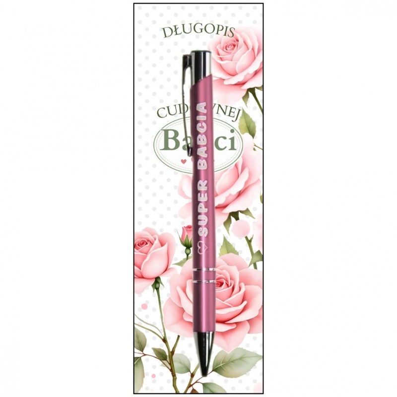 DŁUGOPIS DLA BABCI B7, Dzień Babci, Dziadka, Art. świąteczne i okolicznościowe