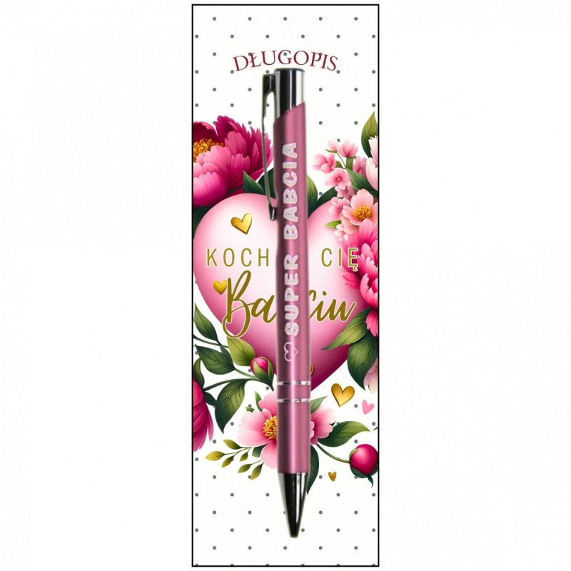 DŁUGOPIS DLA BABCI B5, Dzień Babci, Dziadka, Art. świąteczne i okolicznościowe