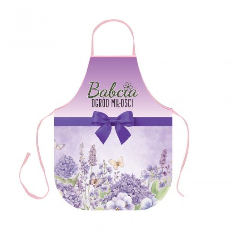 FARTUCH DLA BABCI B8, Dzień Babci, Dziadka, Art. świąteczne i okolicznościowe