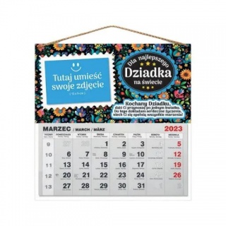 KALENDARZ DLA DZIADKA D1, Dzień Babci, Dziadka, Art. świąteczne i okolicznościowe