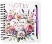 NOTES Z DŁUGOPISEM DLA BABCI B6