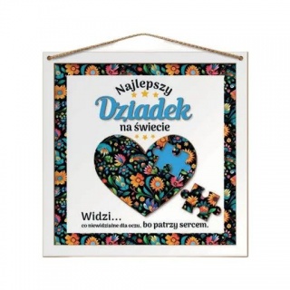 OBRAZEK PUZZLE 3D DLA DZIADKA D1, Dzień Babci, Dziadka, Art. świąteczne i okolicznościowe