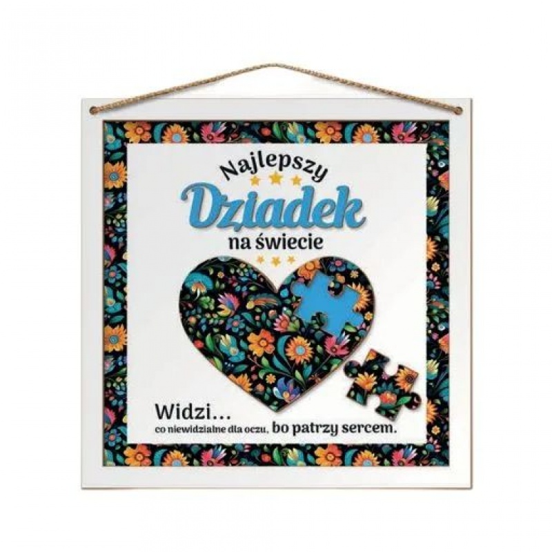 OBRAZEK PUZZLE 3D DLA DZIADKA D1, Dzień Babci, Dziadka, Art. świąteczne i okolicznościowe