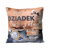PODUSZKA 40X40 DLA DZIADKA D4