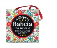 TORBA NA ZAKUPY DLA BABCI B1, Dzień Babci, Dziadka, Art. świąteczne i okolicznościowe