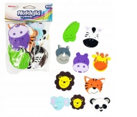 NAKLEJKI Z PIANKI PVC45 ZOO 2 50szt., Naklejki, Art. kreatywne