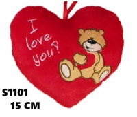 SERCE ILOVE YOU 15CM 2093 S1101, Maskotki, Zabawki