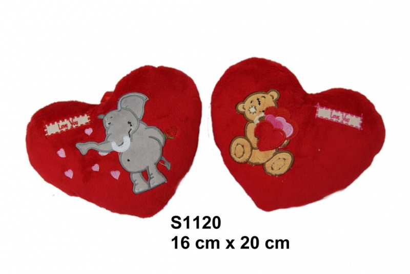 SERCE 20CM MIX SLON/MIS 2352 S1120, Maskotki, Zabawki