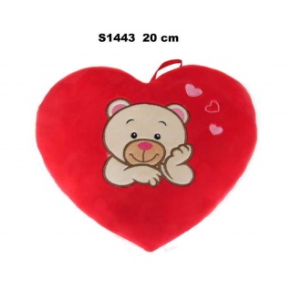 SERCE MIS 20 CM 1 KOL 2886 S1443, Maskotki, Zabawki