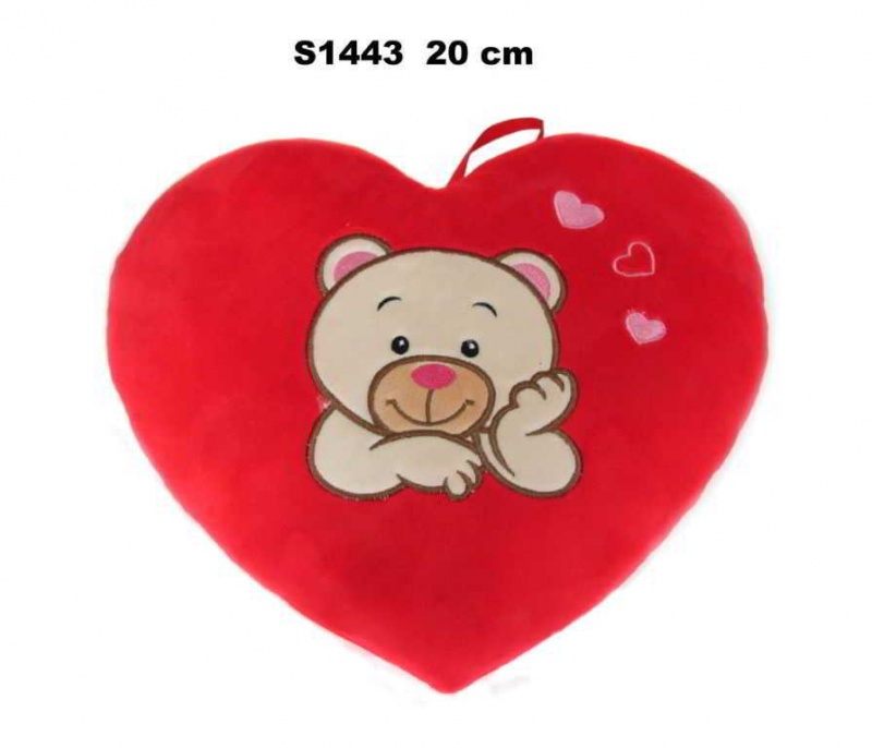 SERCE MIS 20 CM 1 KOL 2886 S1443, Maskotki, Zabawki