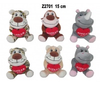 ZWIERZETA 6 ASST"KOCHAM CIE"15CM 4925 Z2701