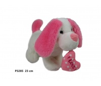 PIES Z SERCEM 23 CM SA4933 P3285, Maskotki, Zabawki