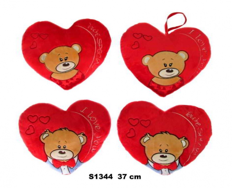 SERCE MIX 2M 4AST "I LOVE YOU" 5345 S1344, Maskotki, Zabawki