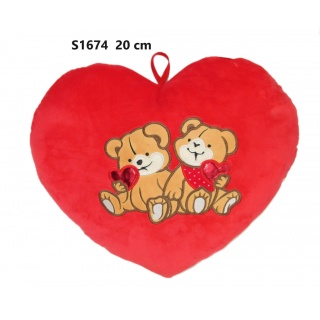 SERCE MIS "KOCHAM CIE" 20 CM 165893 S1675, Maskotki, Zabawki