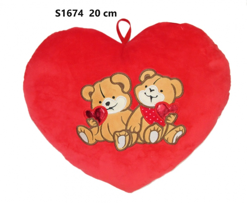 SERCE MIS "KOCHAM CIE" 20 CM 165893 S1675, Maskotki, Zabawki